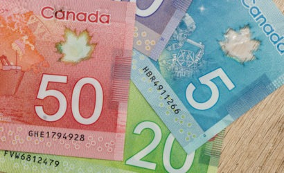 2-Day Canadian Dollar Rally; Durable Goods Up 1.4%