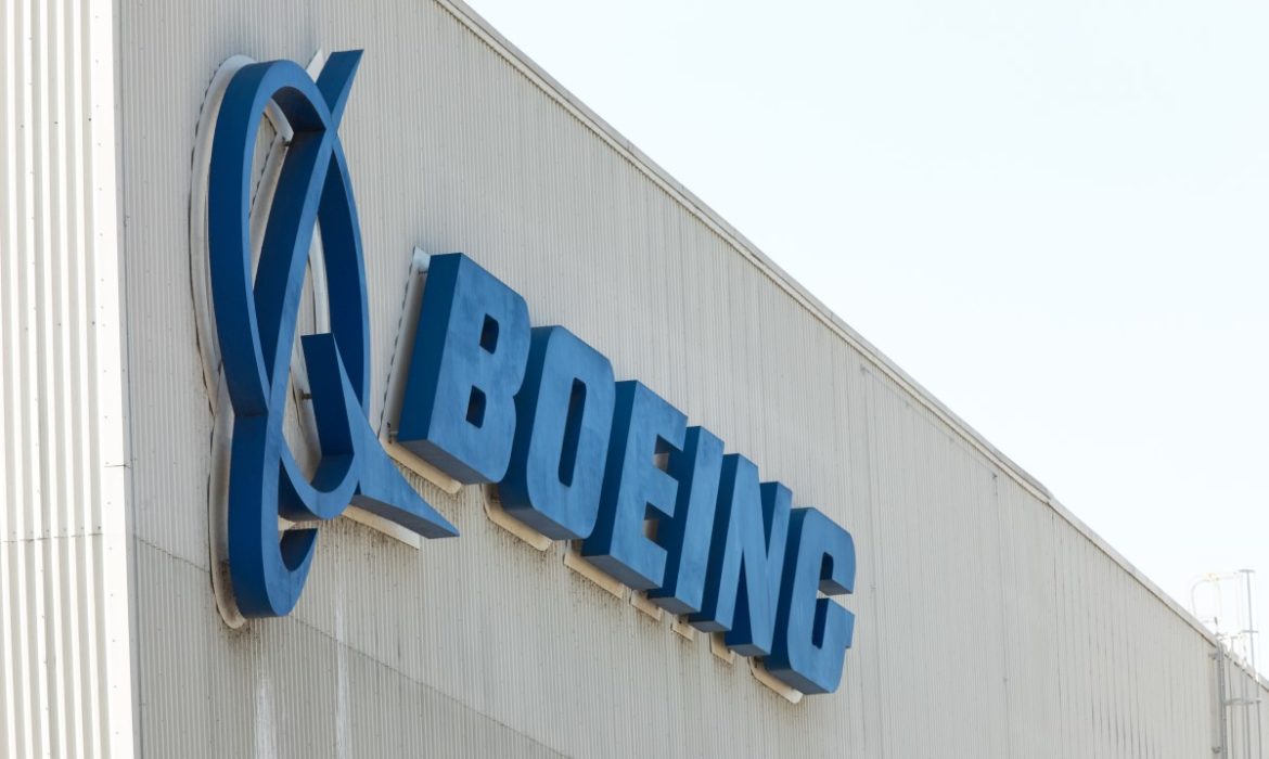 The shares of airplane maker Boeing and its suppliers