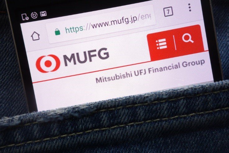 MUFG Bank website on phone - MyForexNews