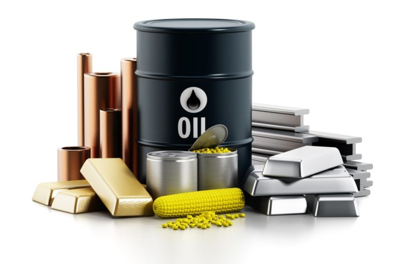 Commodities in April: oil drops while gold and copper rise