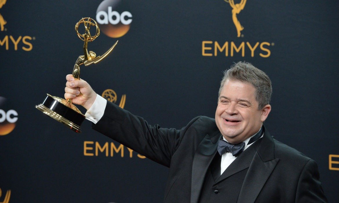 Actor Patton Oswalt and the United States President Trump