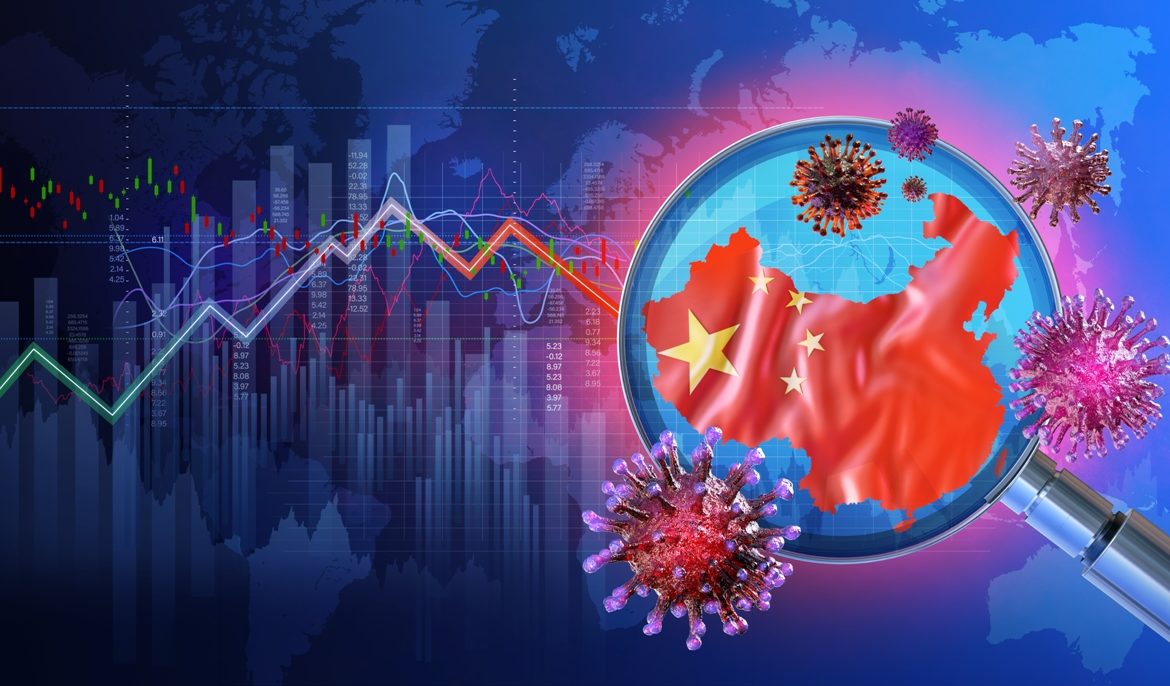 Stocks plunged worldwide as China reported new virus cases
