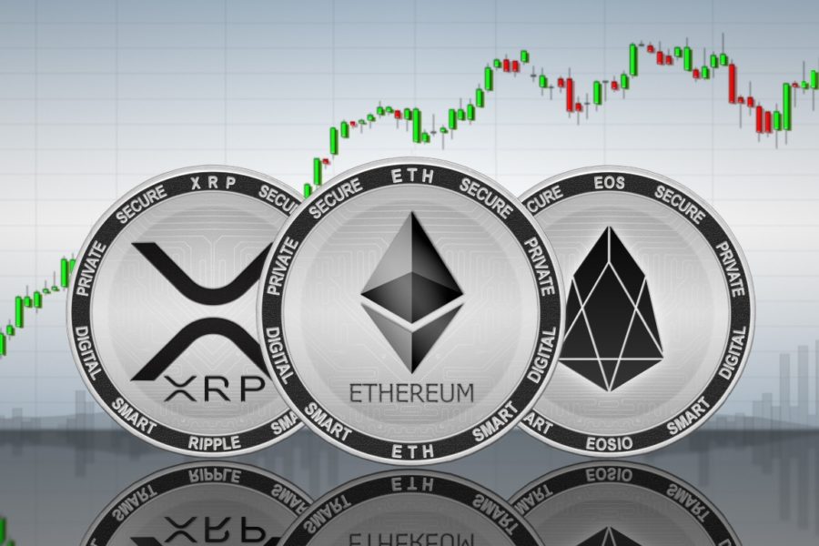 Ethereum, Ripple's XRP and EOS