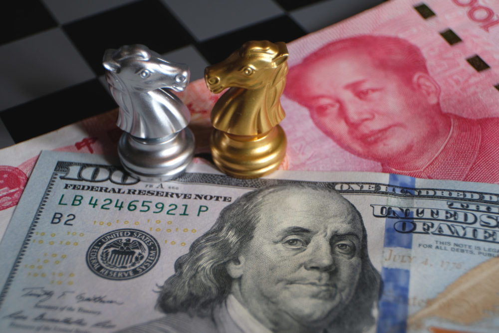 United States Dollar and Chinese yuan