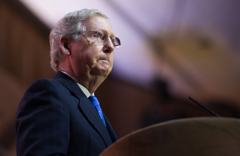 McConnell Rules Out Quick Vote on House Bill