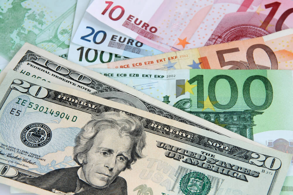 euro and dollar bills