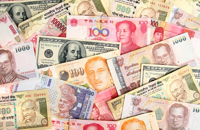 Asian Currencies Dip Amid U.S. Dollar’s 0.1% Rise