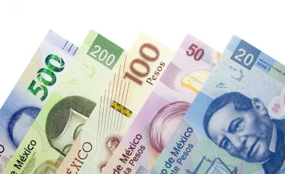 Mexican Peso Gains 0.1% Against US Dollar